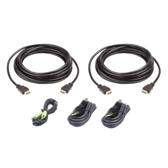 ATEN Kit de cable para KVM seguro HDMI dual display USB de 3 m