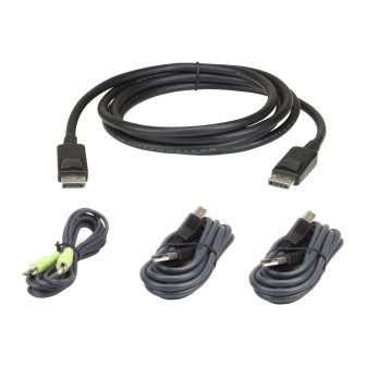 ATEN Secure KVM DisplayPort USB Cable Kit, 3 m