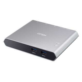 ATEN Docking switch de periféricos USB-C Gen1 de 2 puertos con power…
