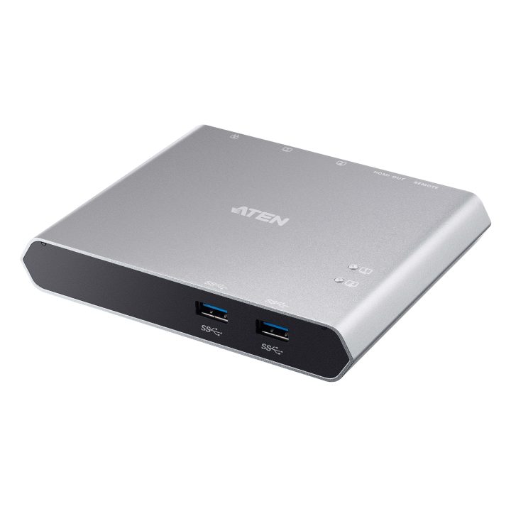 ATEN Docking switch de periféricos USB-C Gen1 de 2 puertos con power…