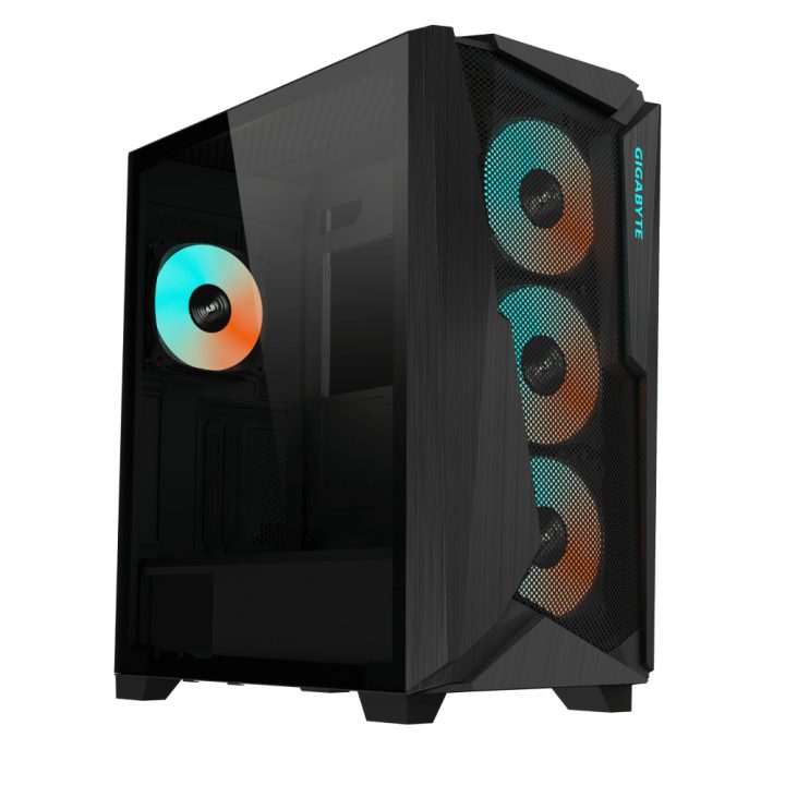 GIGABYTE C301 GLASS Torre Média Preto