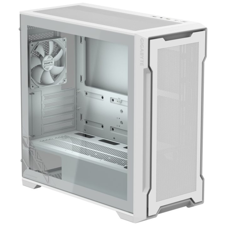 GIGABYTE C102 GLASS Torre Midi Tower Branca