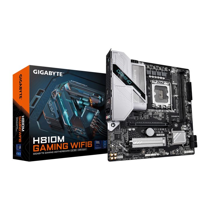 GIGABYTE H810M GAMING WIFI6 Motherboard - Intel Core Ultra Processors…