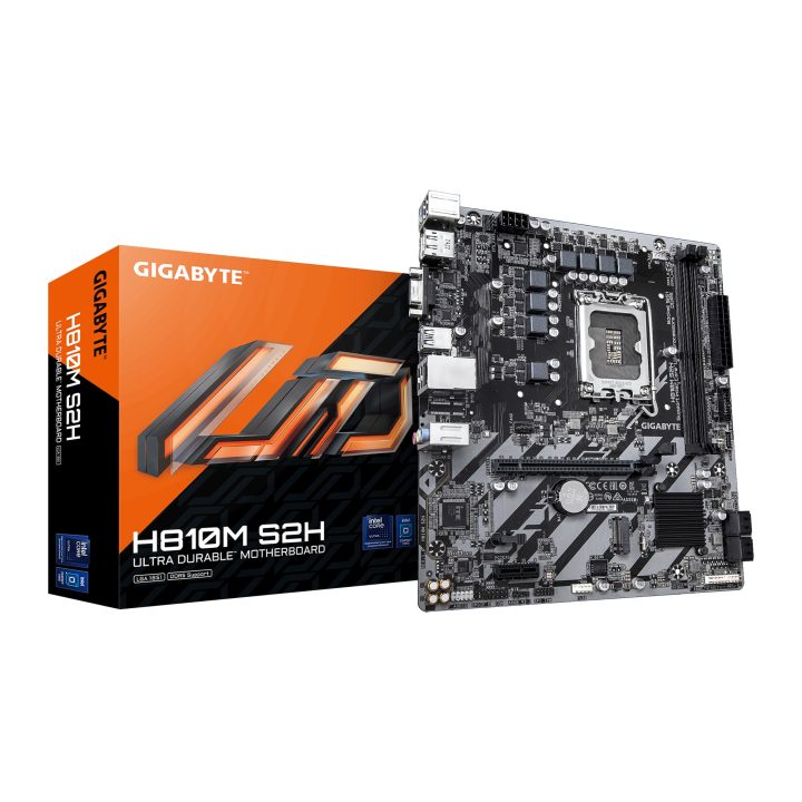 GIGABYTE H810M S2H Motherboard - Processadores Intel Core Ultra…