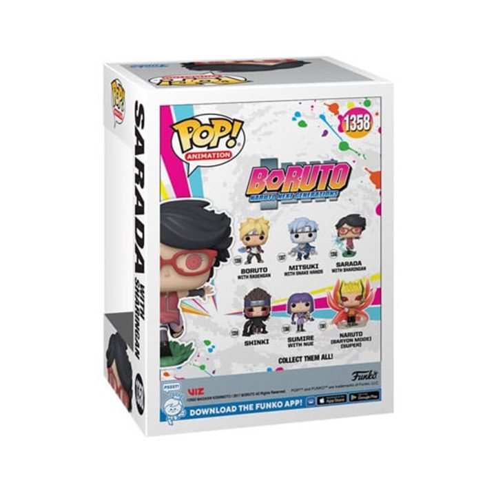 Funko Pop! Naruto – Boruto Next Generations Sarada com Sharingan