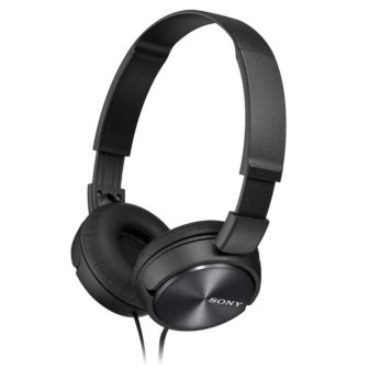 Sony MDRZX310APB Over-Ear Headphones, Black, Foldable - Microphone…