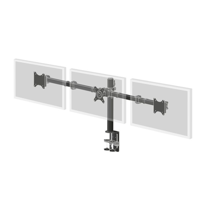 iiyama Desk Mount 27" Escritorio Negro