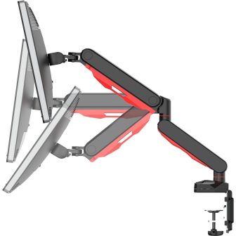 iiyama DSG3001C-R1 30" Monitor Stand Desk Black, Red