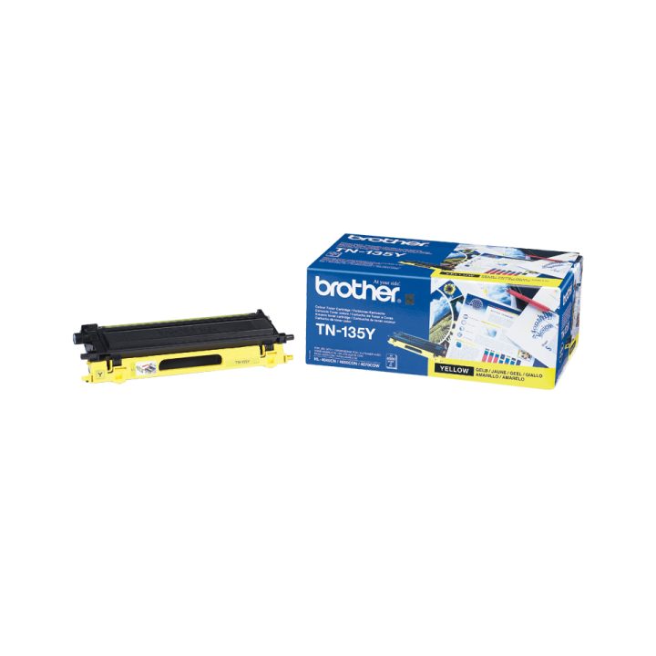 Brother TN-135Y cartucho de toner 1 unidade(s) Original Amarelo