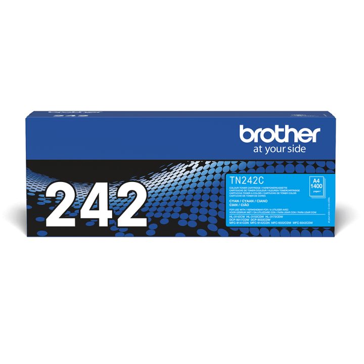 Brother TN-242C cartucho de tóner 1 peça(s) Original Ciano