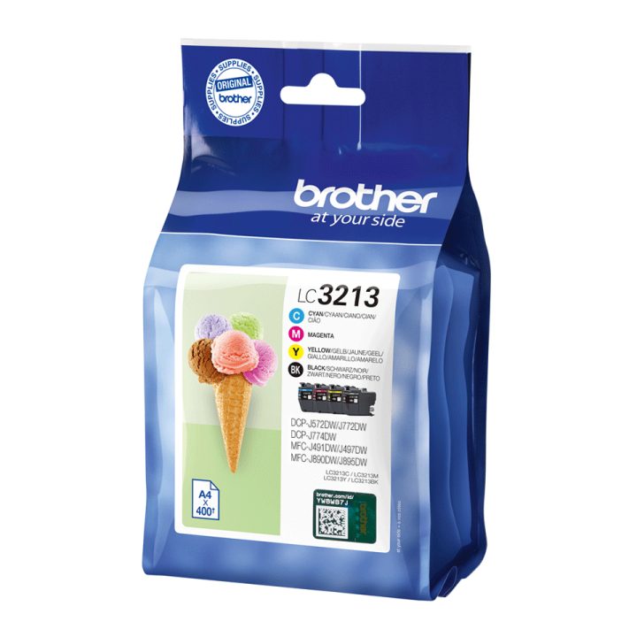 Brother LC3213VAL cartucho de tinta 4 peça(s) Original Alto…