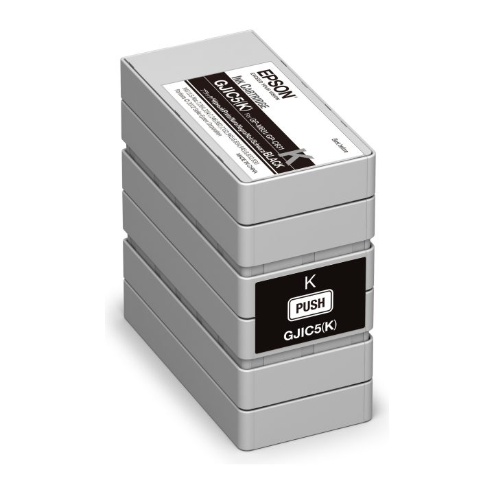 Epson GJIC5(K): Ink cartridge for ColorWorks C831 and GP-M831 (Black)