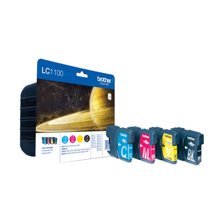 Brother LC1100VALBPDR cartucho de tinta 4 pieza(s) Original Negro…