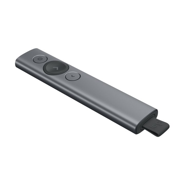 Logitech Spotlight apuntador inalámbricos Bluetooth/RF Gris