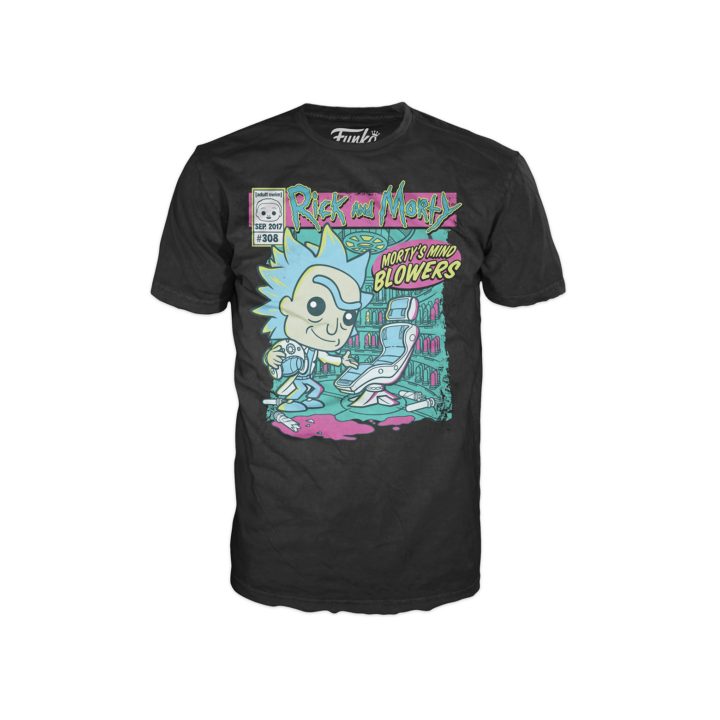 T-shirt Funko série TV Rick & Morty Morty Mind Blowers 64530