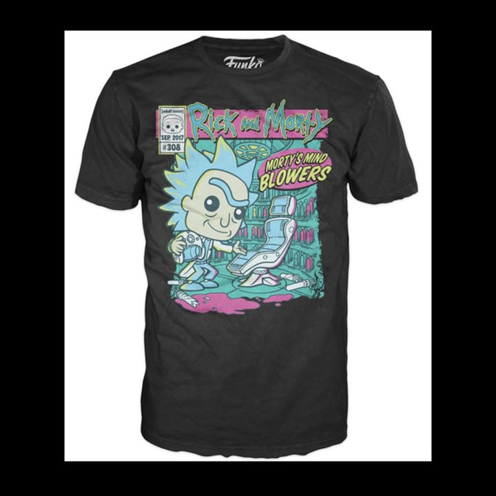 T-shirt Funko série TV Rick & Morty Morty Mind Blowers 64530