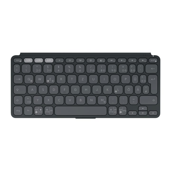 Logitech Keys-To-Go 2 German QWERTZ Bluetooth Graphite