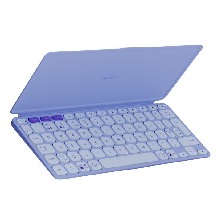 Logitech Keys-To-Go 2 QWERTY Internacional dos EUA Bluetooth Lilás ·…