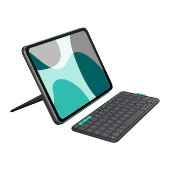 Logitech Flip Folio QWERTY Internacional dos EUA Bluetooth Grafite