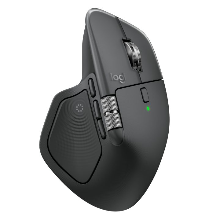 Logitech MX Master 4, rato sem fios ergonómico com resposta háptica…