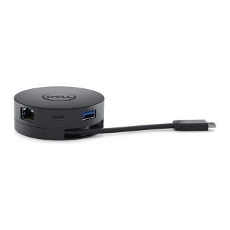 DELL Mobile Adapter DA300 Wired USB 3.2 Gen 2 (3.1 Gen 2) Type-C Black