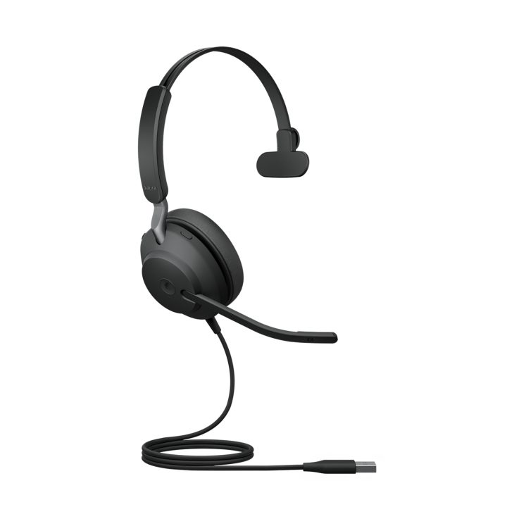 Auscultadores de arco com cabo Jabra Evolve2 40