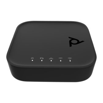 Adaptador VoIP HP Poly Poly ATA 402 com 2FXS, Open SIP e fonte de…