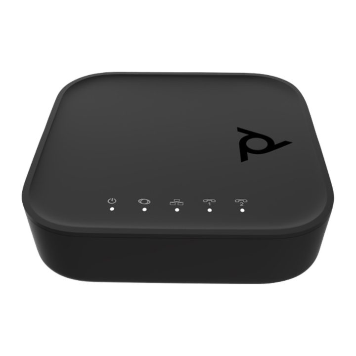 Adaptador VoIP HP Poly Poly ATA 402 com 2FXS, Open SIP e fonte de…