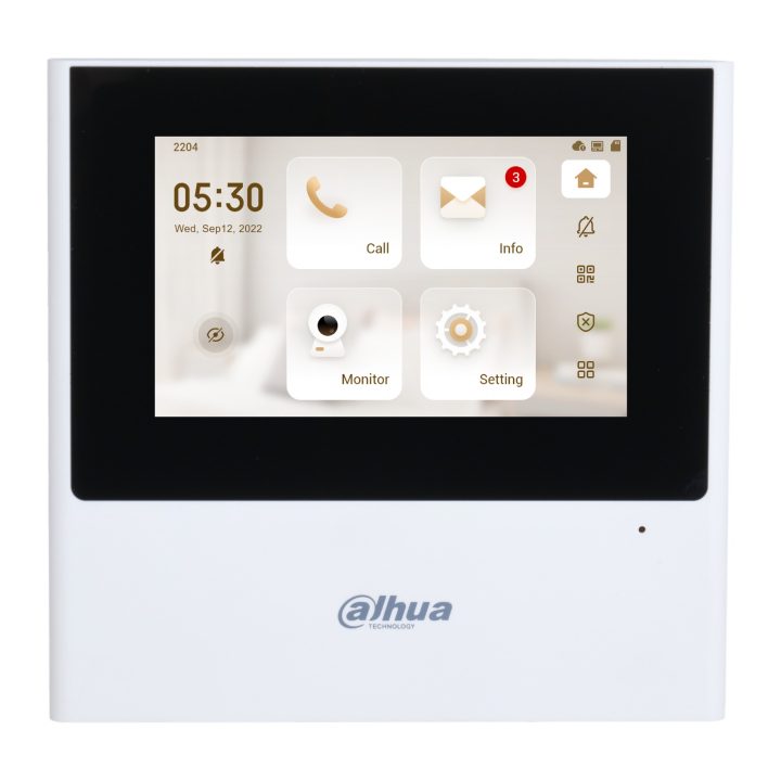 Dahua Technology VTH2611L-WP 4.3" Video Intercom System Black, White