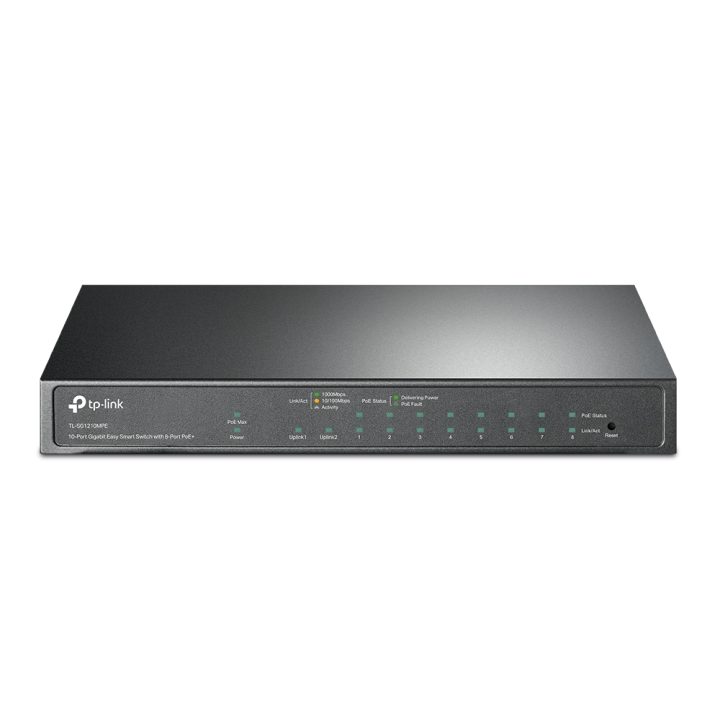 TP-Link TL-SG1210MPE Managed L2 Gigabit Ethernet (10/100/1000) PoE…