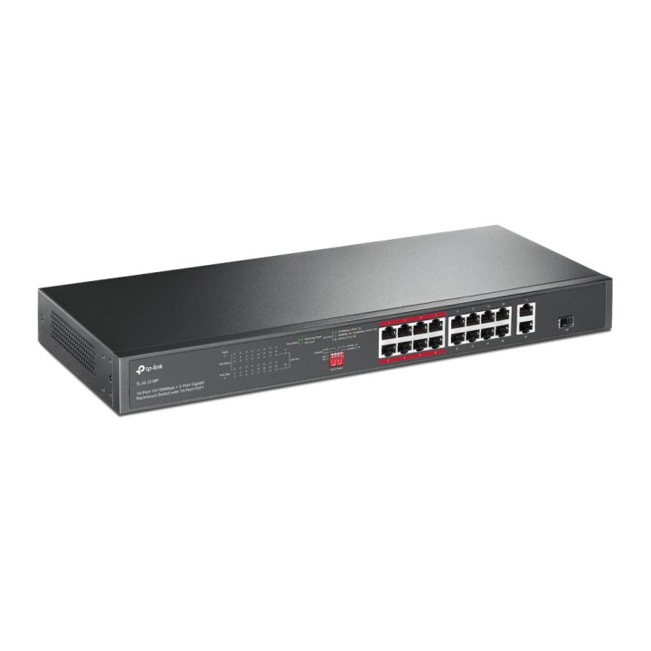 TP-Link TL-SL1218P switch No administrado Gigabit Ethernet…