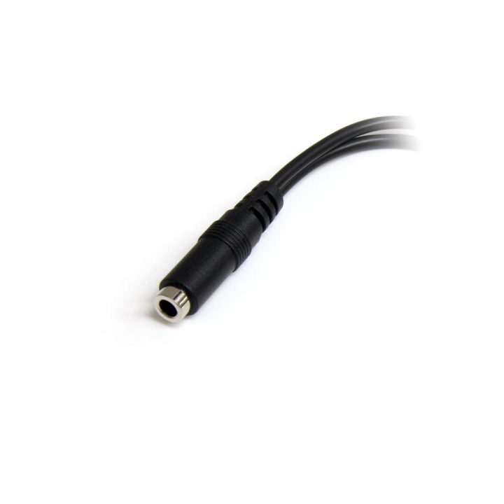 StarTech.com Headphone Splitter Adapter 2x 3.5mm 3-Pin Mini-Jack to…
