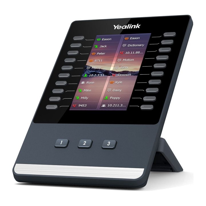 Yealink EXP43 IP add-on module Black, Gray 23 buttons