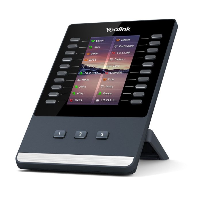 Yealink EXP43 IP add-on module Black, Gray 23 buttons