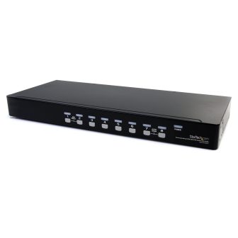 StarTech.com Conmutador Switch KVM 8 Puertos de Vídeo VGA HD15 USB…