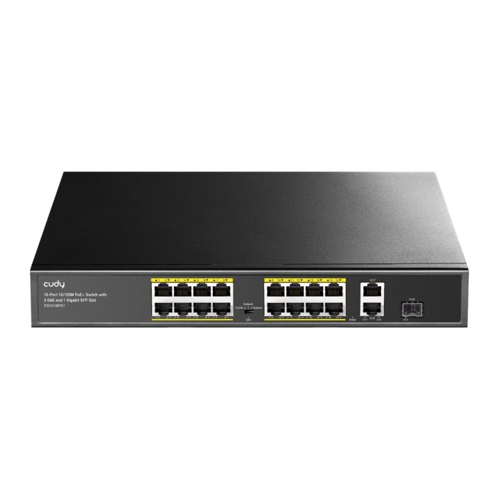 Cudy FS1018PS1 switch Fast Ethernet (10/100) Energía sobre Ethernet…