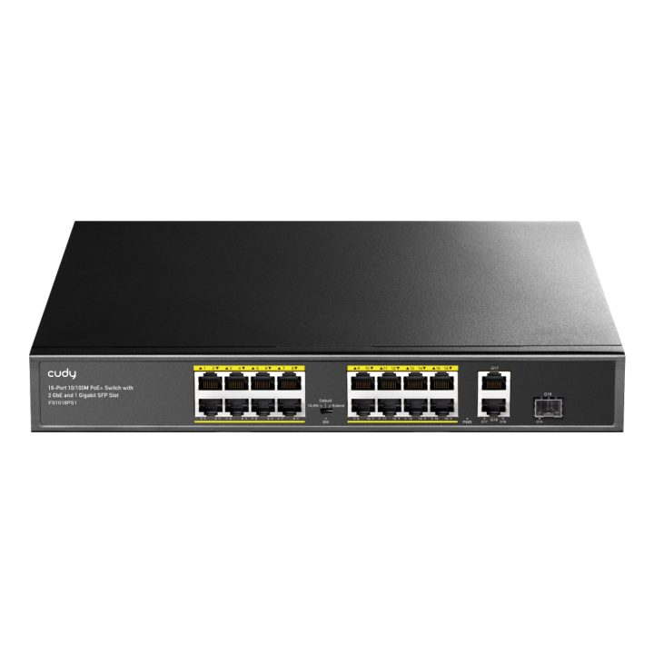 Cudy FS1018PS1 switch Fast Ethernet (10/100) Energia sobre Ethernet…