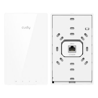 Cudy AX3000 Gigabit Wall-Plate Wi-Fi 6 Access Point 2976 Mbit/s White…