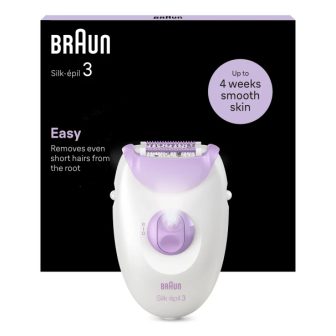 Braun Silk-épil 3 3-000 20 Tweezers Purple, White