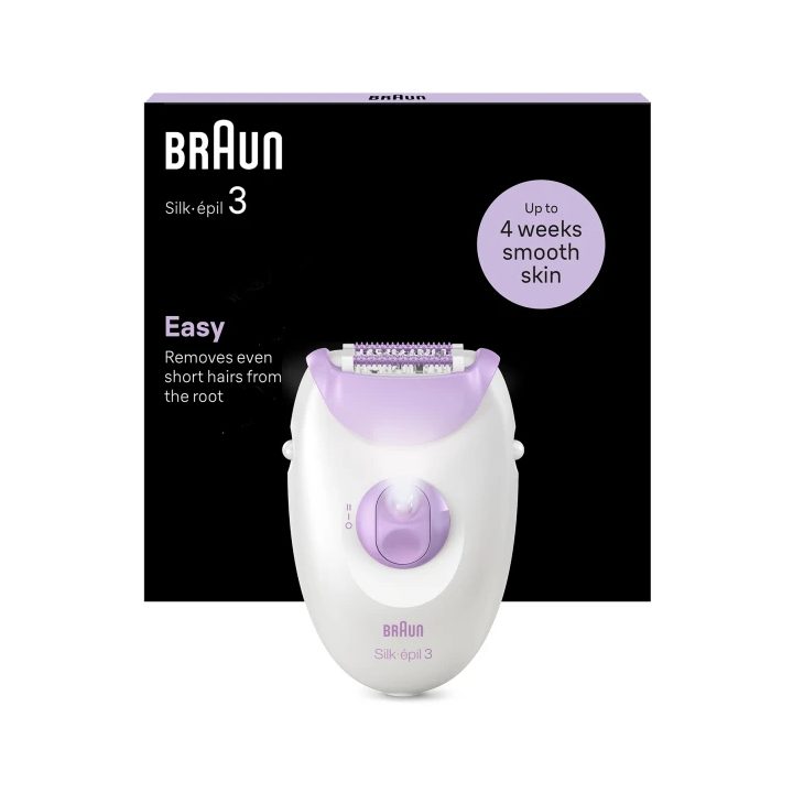 Braun Silk-épil 3 3-000 20 Tweezers Purple, White