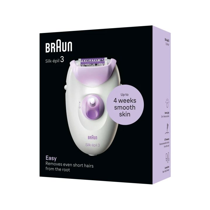Braun Silk-épil 3 3-000 20 pinzas Púrpura, Blanco