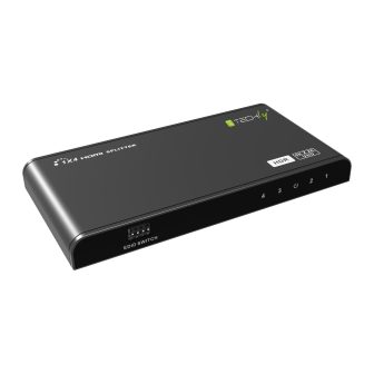 Techly IDATA HDMI2-4K4HDR divisor de vídeo HDMI 4x HDMI