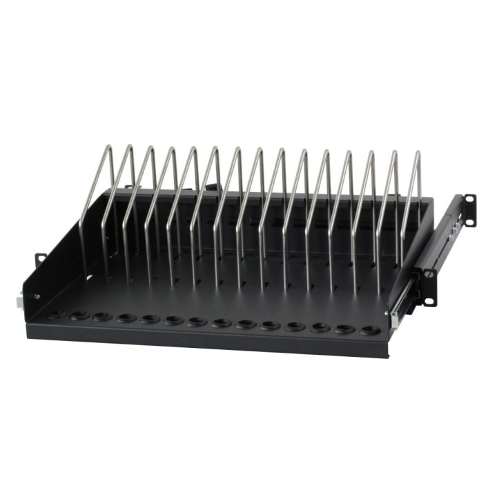Techly I-CABINET-TRAY14BK accesorio de bastidor Cajón metálico para…