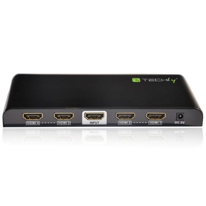 Techly IDATA HDMI2-4K4 divisor de vídeo HDMI 4x HDMI
