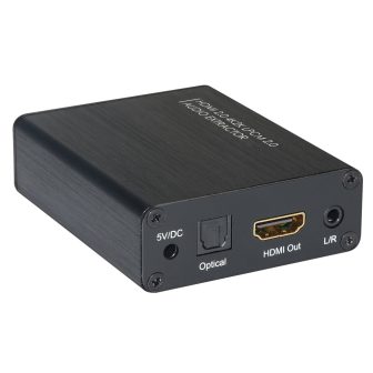 Techly IDATA HDMI-EA4K Audio Converter Black