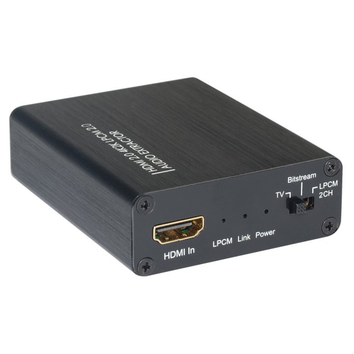 Techly IDATA HDMI-EA4K Audio Converter Black