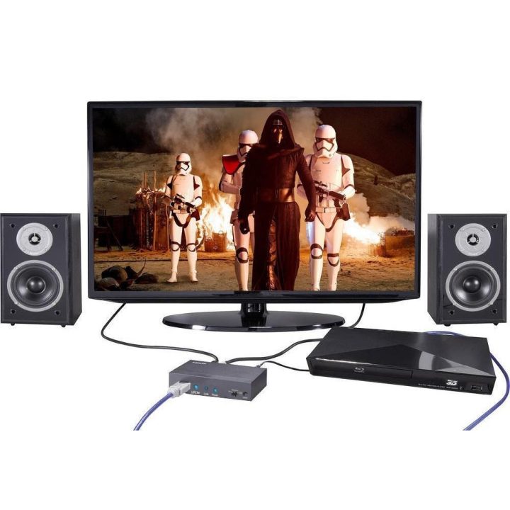 Techly IDATA HDMI-EA4K Audio Converter Black