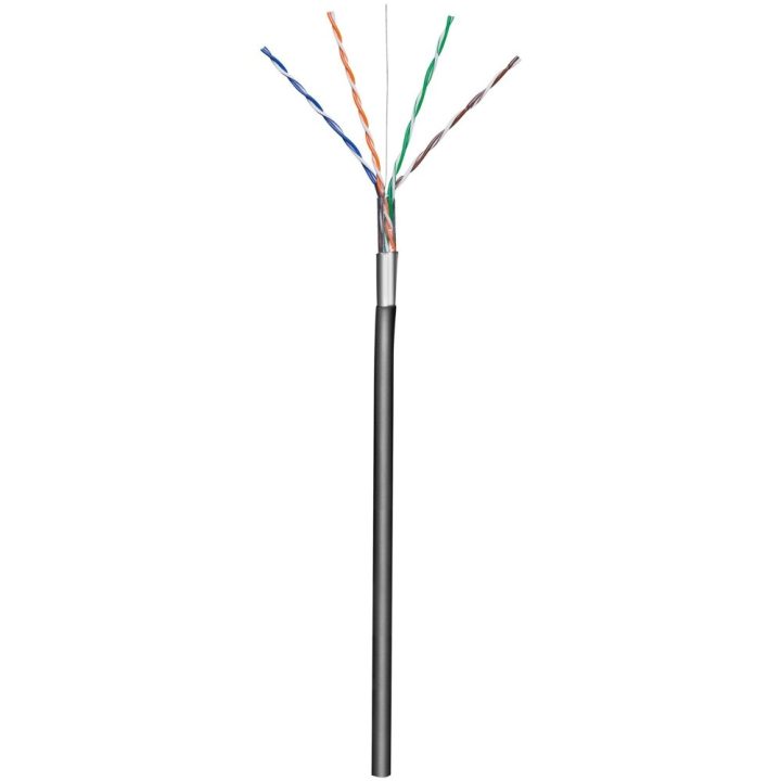 Techly ITP8-RIS-0305LO Black Network Cable 305 m Cat5e F/UTP (FTP)