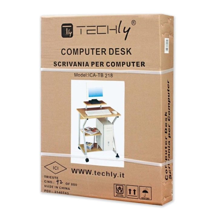 Techly ICA-TB 218 Computer Desk Beech