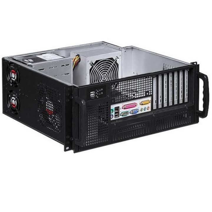 Techly I-CASE MP-P4HX-BLK6 carcasa de ordenador Estante Negro